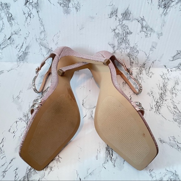 Steve Madden Collette Stiletto Pink Blush Glitter - Picture 10 of 11